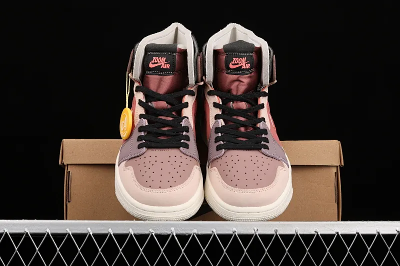 All categories Air Jordan Jordan series basketball shoes Air Jordan 1 High G version Air Jordan 1 Zoom CMFT AJ1 Joe 1 bean paste dirty powder CT0979-602